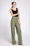 CLIVE Sailor High Waist Trousers (Olive)