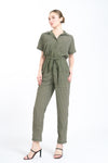 ELUA Jumpsuit with Belt (Olive)