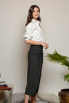 SELLAH Flap Cropped Pants (Black)