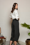 SELLAH Flap Cropped Pants (Black)