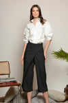 SELLAH Flap Cropped Pants (Black)