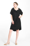 YOKO Origami Collar Dress (Black)